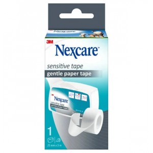 Гипоаллергенная лента Nexcare Sensitive Tape, 5 M x 2,5 см, телесного цвета. - 3M
