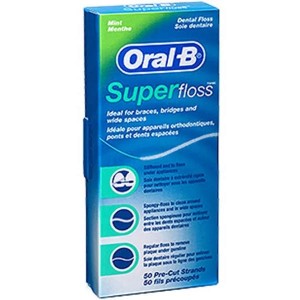 Oral-B Superfloss - зубная нить (мята 50 шт.)