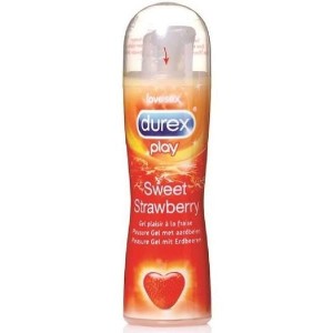 Durex Play Strawberry Pleasure Gel - интимный водорастворимый лубрикант (50 мл)