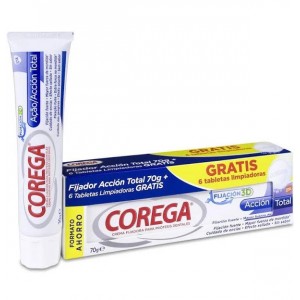 Corega Total Action Fixing Cream - стоматологический адгезив (70 Г)