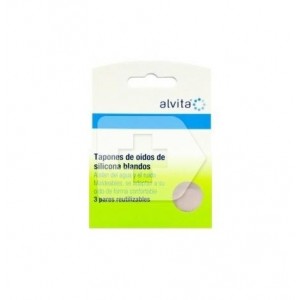 Силиконовые беруши для воды Alvita, 6 шт. - Alliance Healthcare