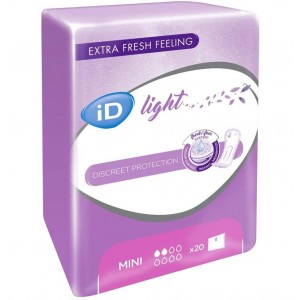 Прокладка для облегченного недержания мочи - Id Light Fresh & Free Mini (20 шт.)