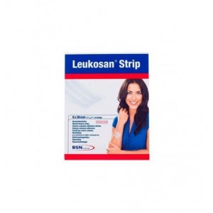 Leukosan Strip - стерильный кожный шов (полоса 38 мм X 6 мм 12 полос)