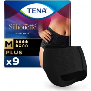 Впитывающая прокладка при недержании мочи - Tena Silhouette High Waist Panty Black (8 шт., размер M)