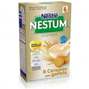 Nestle Nestum Papilla 8 злаков с печеньем (1 контейнер 650 г)