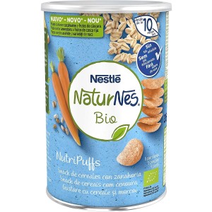 Naturnes Bio Nutripuffs Злаки с морковью (1 упаковка 35 г)