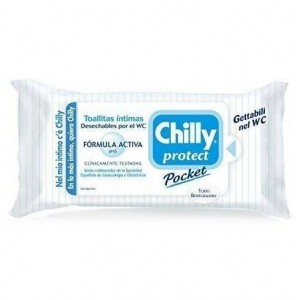 Интимные салфетки Chilly Pocket Protect (12 салфеток)
