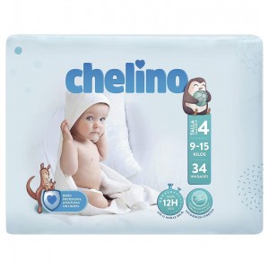 Подгузники для новорожденных - Chelino Fashion & Love (размер 4 (9 - 15 кг) 36 подгузников)