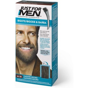 Just For Men Moustache & Beard - Colouring Gel (1 Bottle 30 Ml Dark Brown)