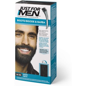 Just For Men Moustache & Beard - Colouring Gel (1 Bottle 30 Ml Black)