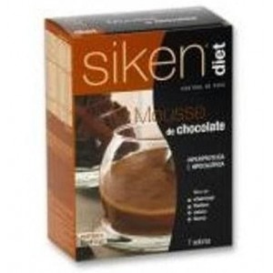 Siken Диетический шоколадно-карамельный мусс (7 пакетиков по 23 г)