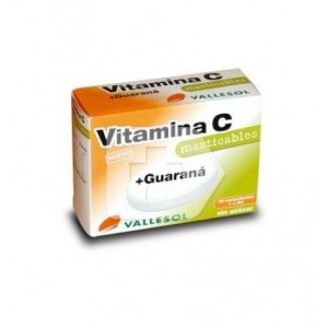 Vallesol Vitamin C Energy + Guarana (24 жевательные таблетки)