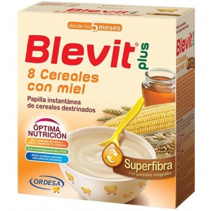 Blevit Plus Superfibre 8 злаков и мед (1 упаковка 600 г)