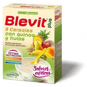 Blevit Plus Duplo 8 злаков с киноа и фруктами (1 упаковка 300 г)