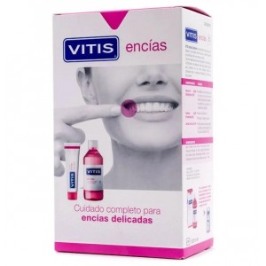 Зубная паста и ополаскиватель для рта Vitis Gum (упаковка)