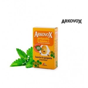 Арковокс Прополис + Витамин С (24 таблетки с мятным вкусом)