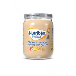 Nutriben Potito Snack - Яблоко Апельсин и Банан с Печеньем. - Альтер