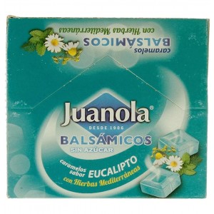 Juanola Eucalyptus Vit C & Herbs Candies Med (1 упаковка 32,4 Г)