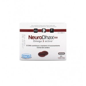 Neurodhax Omega 3 Active (550 мг 80 капсул)
