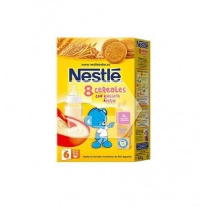 Nestle Papilla 8 Зерно Galleta Maria (1 контейнер 600 г)