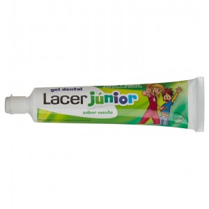 Гель для зубов Lacer Junior (1 бутылка 75 мл со вкусом мяты)