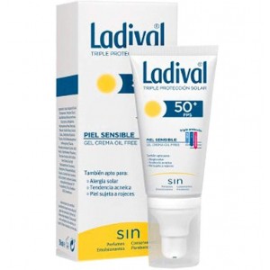Ladival Facial Sensitive Skin Fps 50+ (гель-крем 1 упаковка 50 мл)