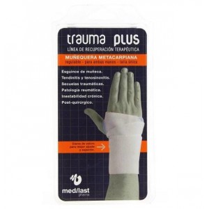Ремешок для запястья с пястной костью - Medilast Trauma Plus (1 шт. белый)