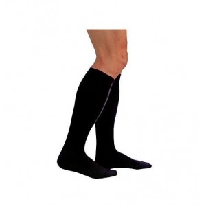 Сильный компрессионный носок - Medilast Silver Edition Silver Thread (размер Small Black)