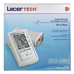Автоматический измеритель артериального давления на верхней руке - Lacertech Bp A3 Plus