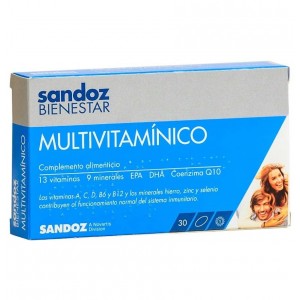 Sandoz Bienestar Multivitamin (30 мягких таблеток)
