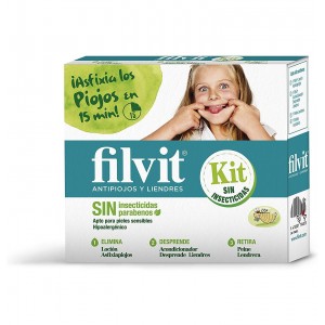 Набор Filvit без инсектицидов Лосьон для уничтожения вшей - кондиционер для удаления гнид (2 упаковки по 125 мл)