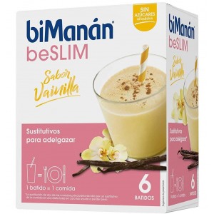 Bimanan Beslim Replacement Shake (6 пакетиков по 55 г со вкусом ванили)