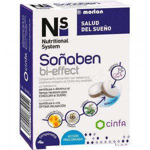 Ns Soñaben Bi-Effect 1,85 мг мелатонина (15 таблеток)