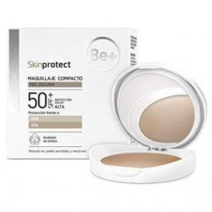 Be+ Skin Protect Compact Make-up Spf50+ (1 Pack 10 G Dark Skin)