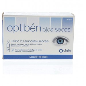 Optiben Dry Eye Drops - Капли для сухих глаз (20 ампул по 0,25 мл)