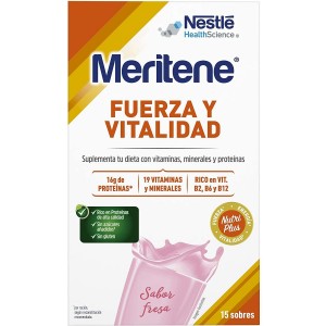 Meritene Strength & Vitality Shake (15 пакетиков по 30 г со вкусом клубники)