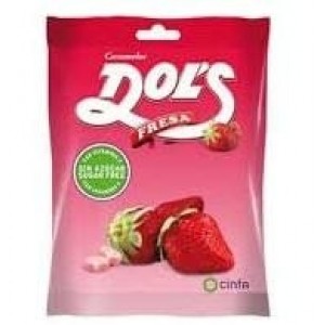 Конфеты Dol'S без сахара (1 упаковка 60 г со вкусом клубники)