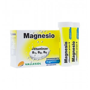 Валлесол Магний + Витамины B1 B2 и B6 (24 шипучие таблетки)