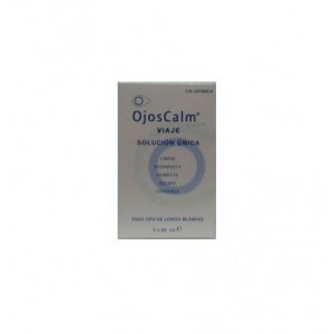 Ojoscalm Soft Contact Lenses - Single Solution (2 Travel Packs 60 Ml)