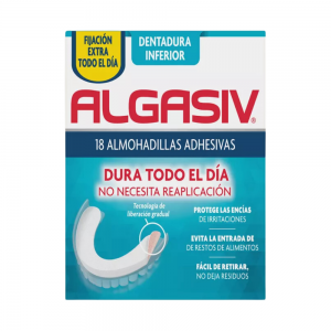 Альгасив - адгезивные подушечки для протезов (18 нижних единиц)
