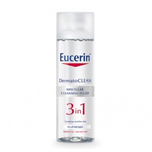 DermatoCLEAN 3 в 1 Мицеллярный очищающий раствор, 200 мл. - Eucerin