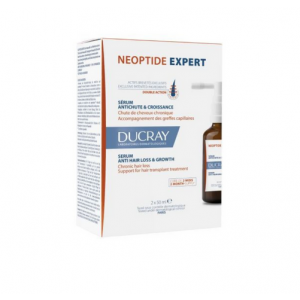 Сыворотка от выпадения волос Neoptide Expert, 2х50 мл. - Ducray