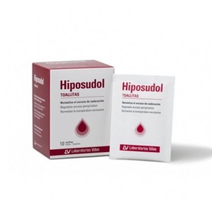 Салфетки Hiposudol, 10 пакетиков - Viñas