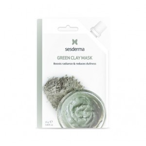 Green Clay Multidose Facial Mask Маска для лица из зеленой глины, 25 мл. - Sesderma