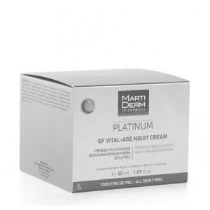 Ночной крем Platinum GF Vital - Age Night Cream, 50 мл. - Мартидерм