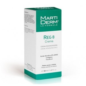 REG 8 Регенерирующий крем (гликолевая кислота 8%) , 50 мл. - Мартидерм