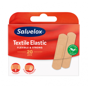 Текстильная эластичная повязка Salvelox, 20 шт - Orkla