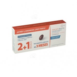 Реактивная пищевая добавка Trio Anacaps, 2 коробки по 30 капсул + 1 бесплатная коробка! - Ducray